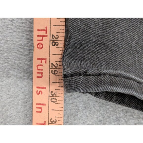 Levis 514 Mens Size 38x30 Black Relaxed Fit Straight Leg Grunge Y2K - Picture 8 of 15